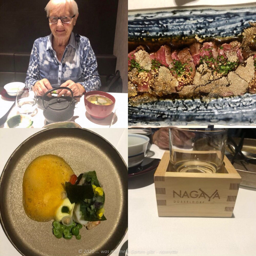Japanische Essen mit meiner Mutter