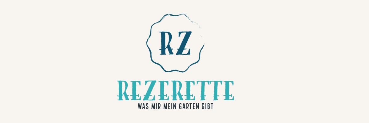 Rezerette Logo aus 2020 mit dem Claim: Was mir mein Garten gint.
